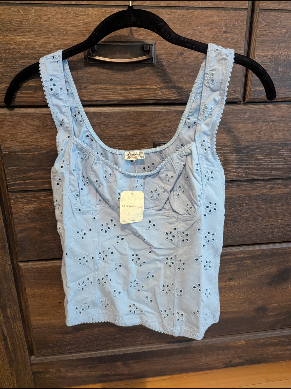 Free People Cotton Eyelet Cami
